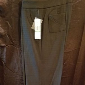 Sharagano textured black slacks - new